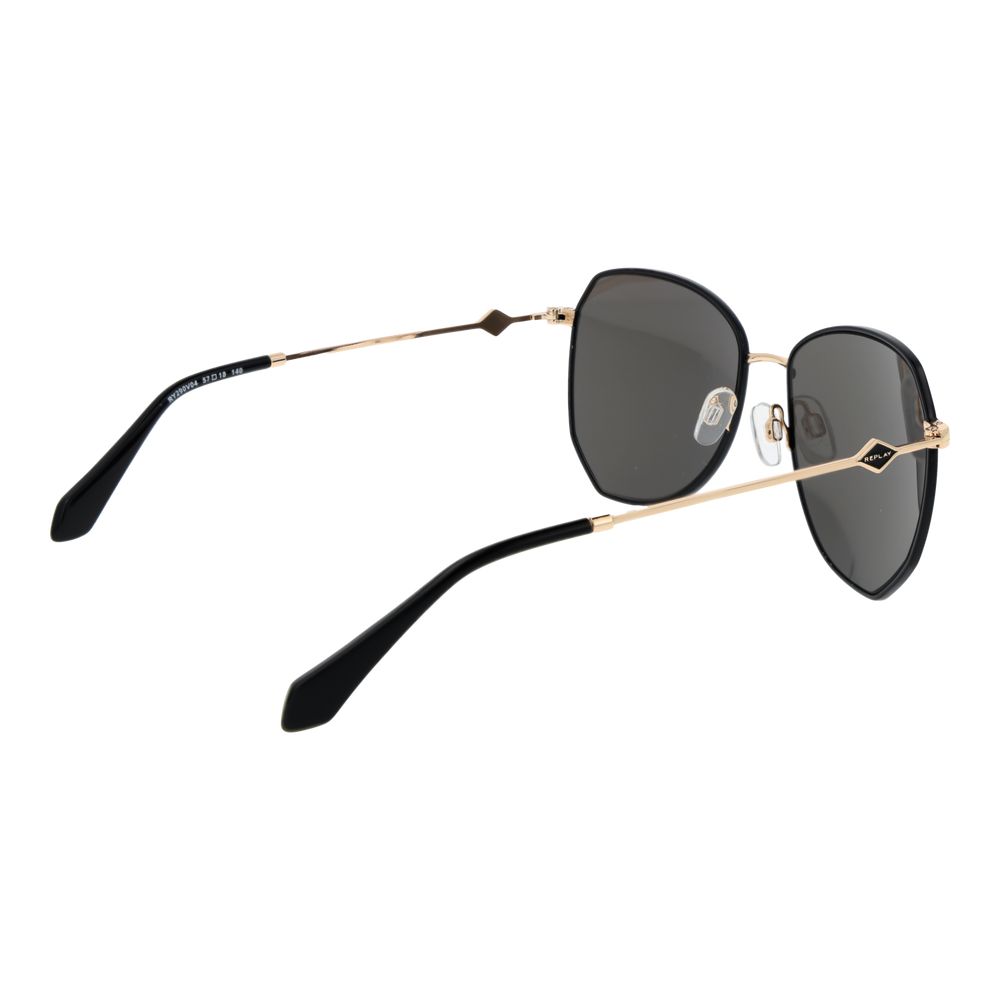 Black Metal Sunglasses