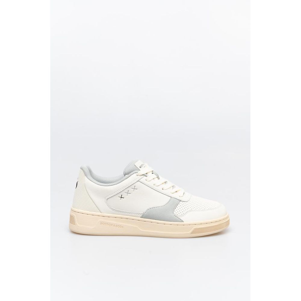 White And Low Top Sneakers