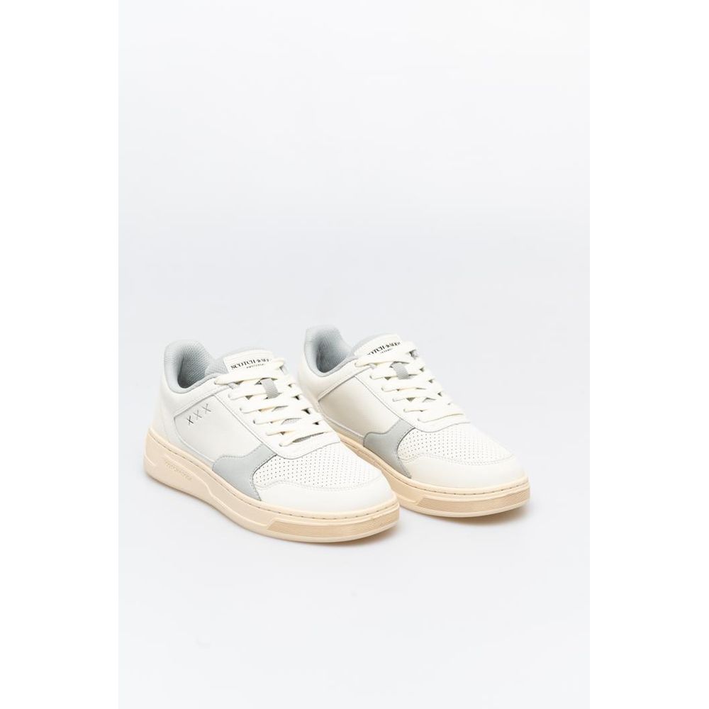 White And Low Top Sneakers