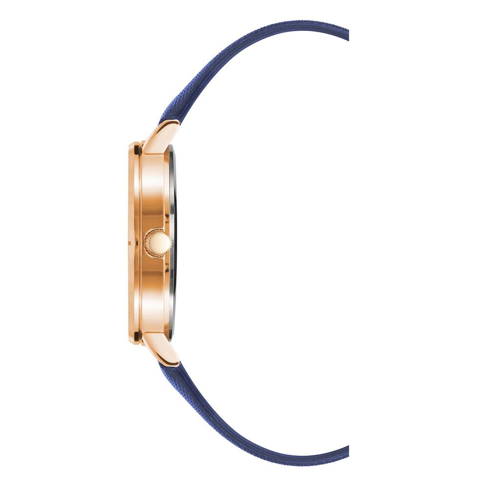 Blue Plastic Dress Watch