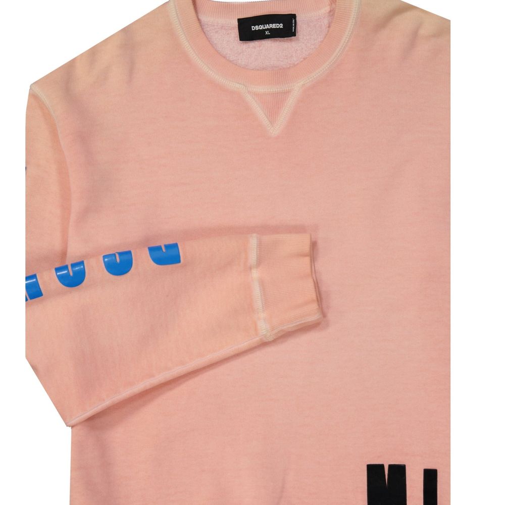 Orange Cotton Sweatshirt