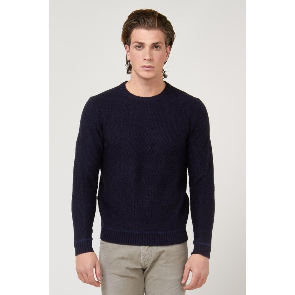 Blue Marabou Sweatshirt