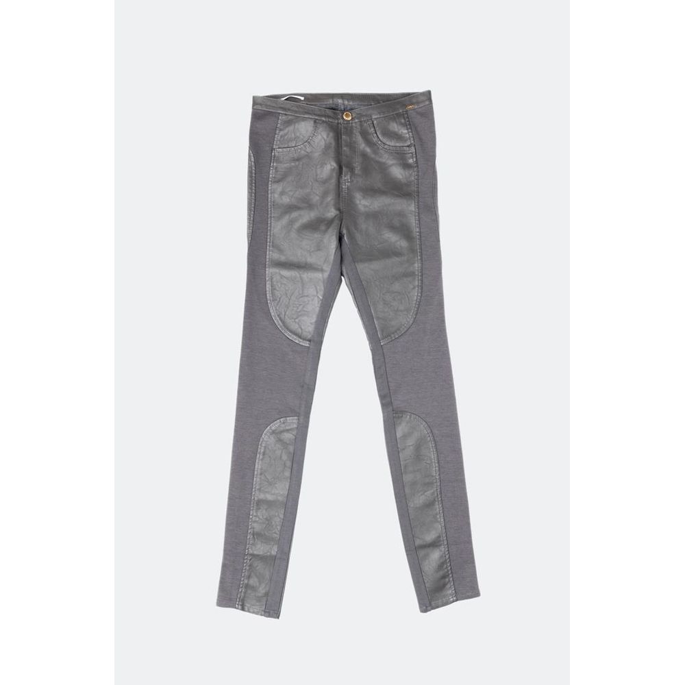 Gray Leather Pants