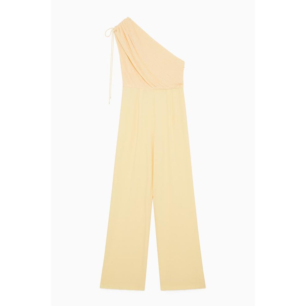 Yellow Polyester Jumpsuit