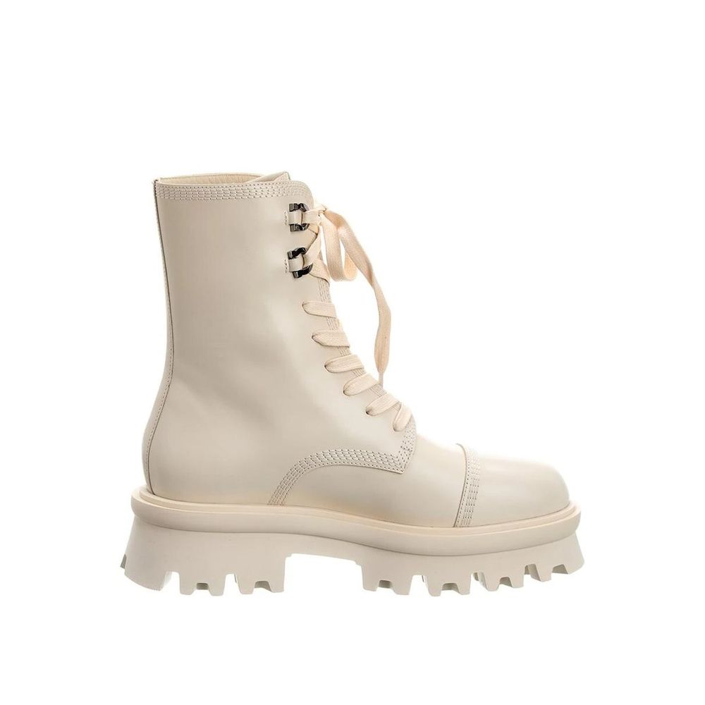 White Calfskin Boots