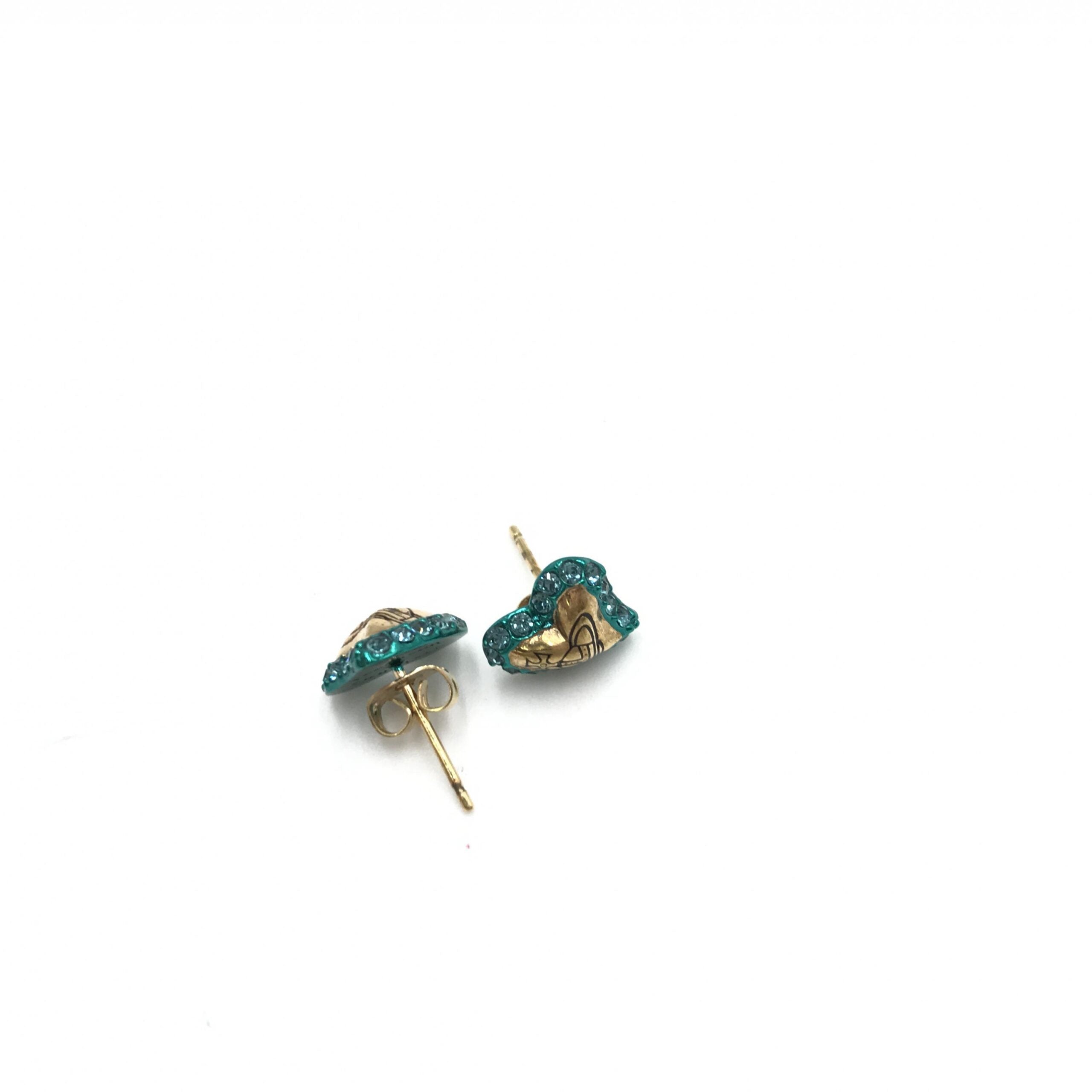 Orb Heart Earrings
