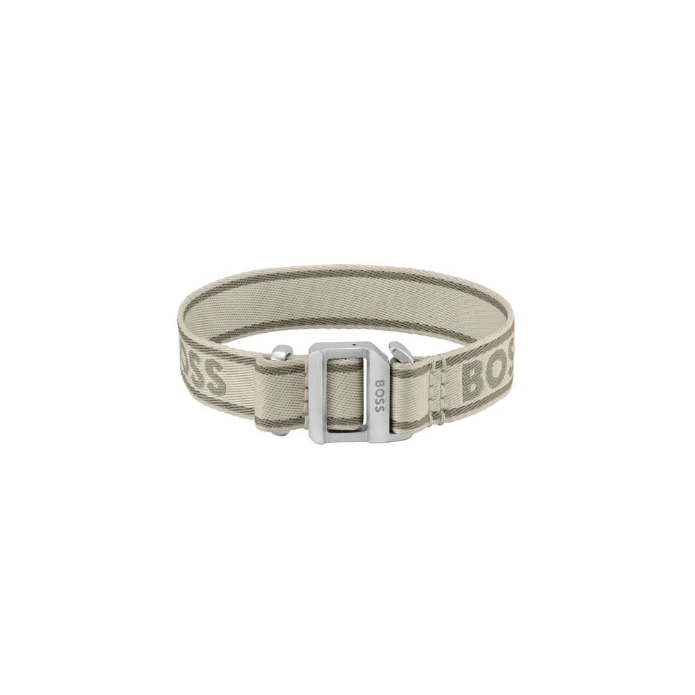 Beige Fabric Bracelet
