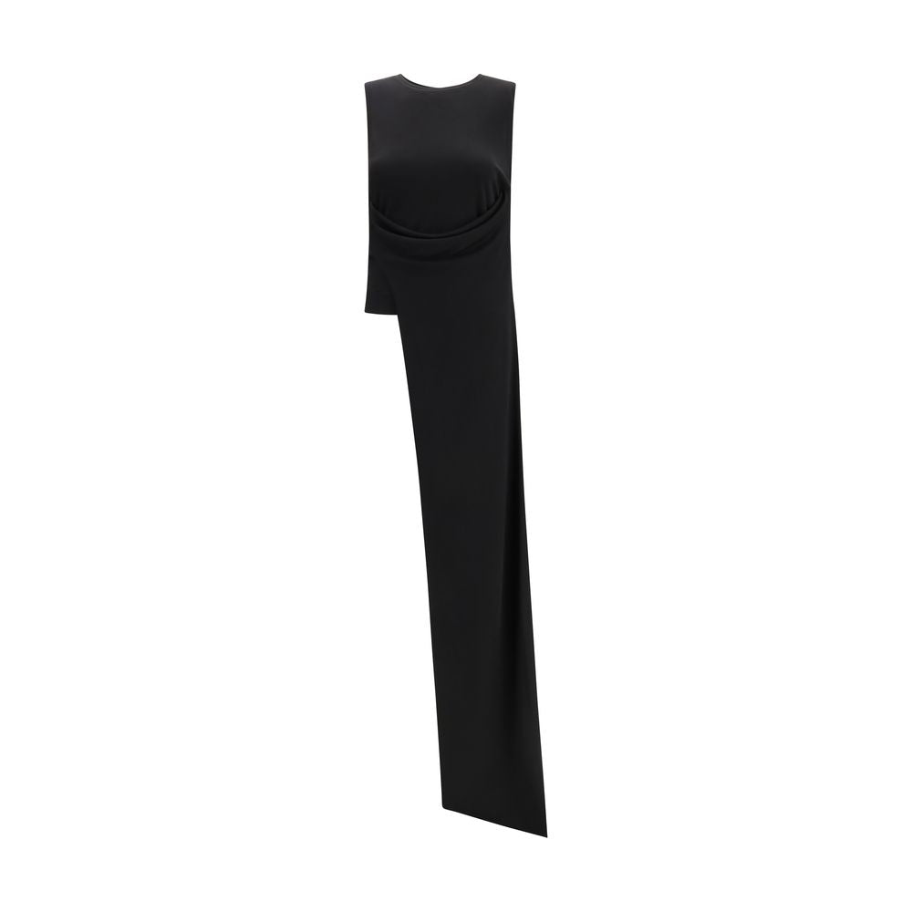 Black Viscose Cocktail Dress