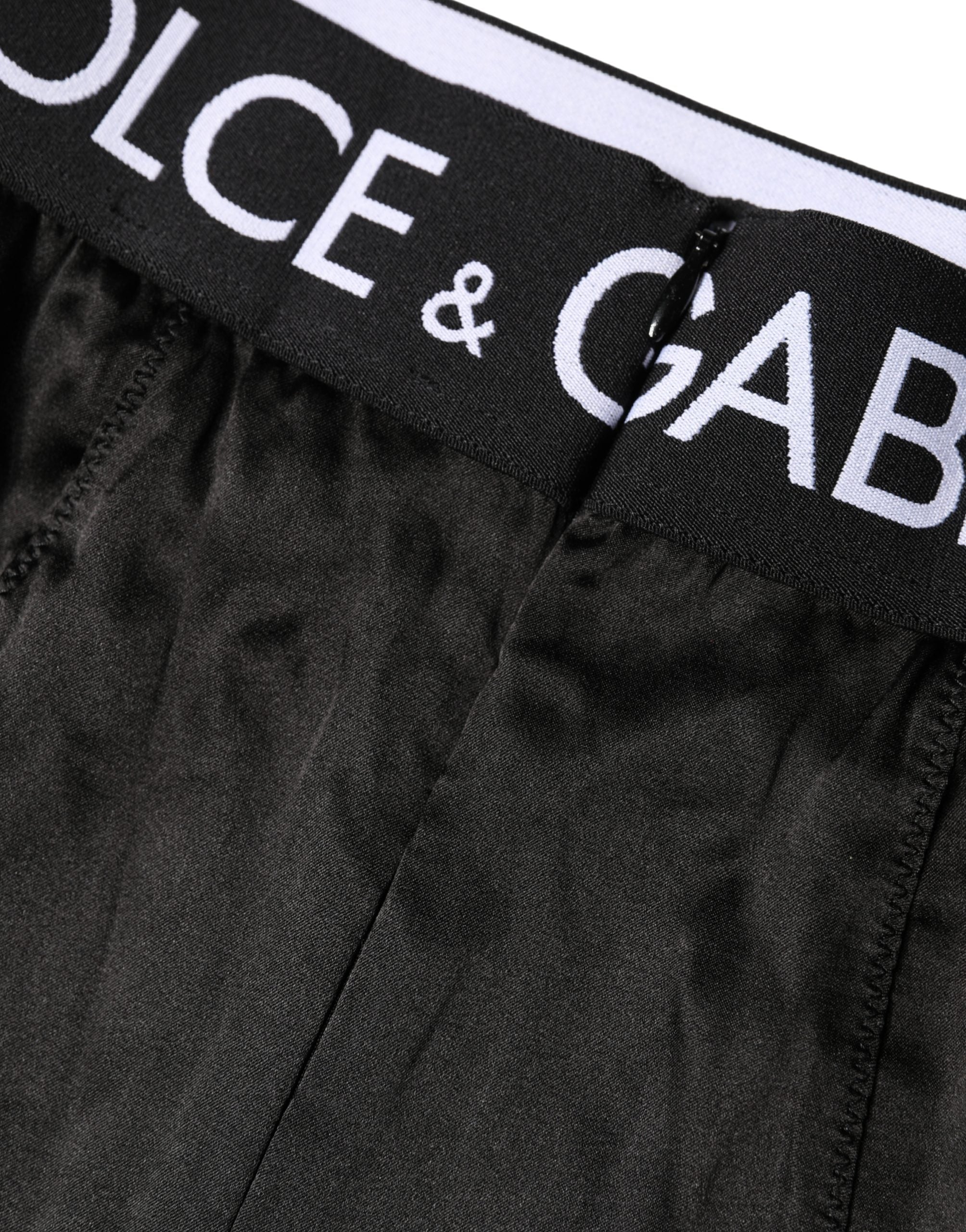 Black Logo Girdle High Waist Panty Underwear