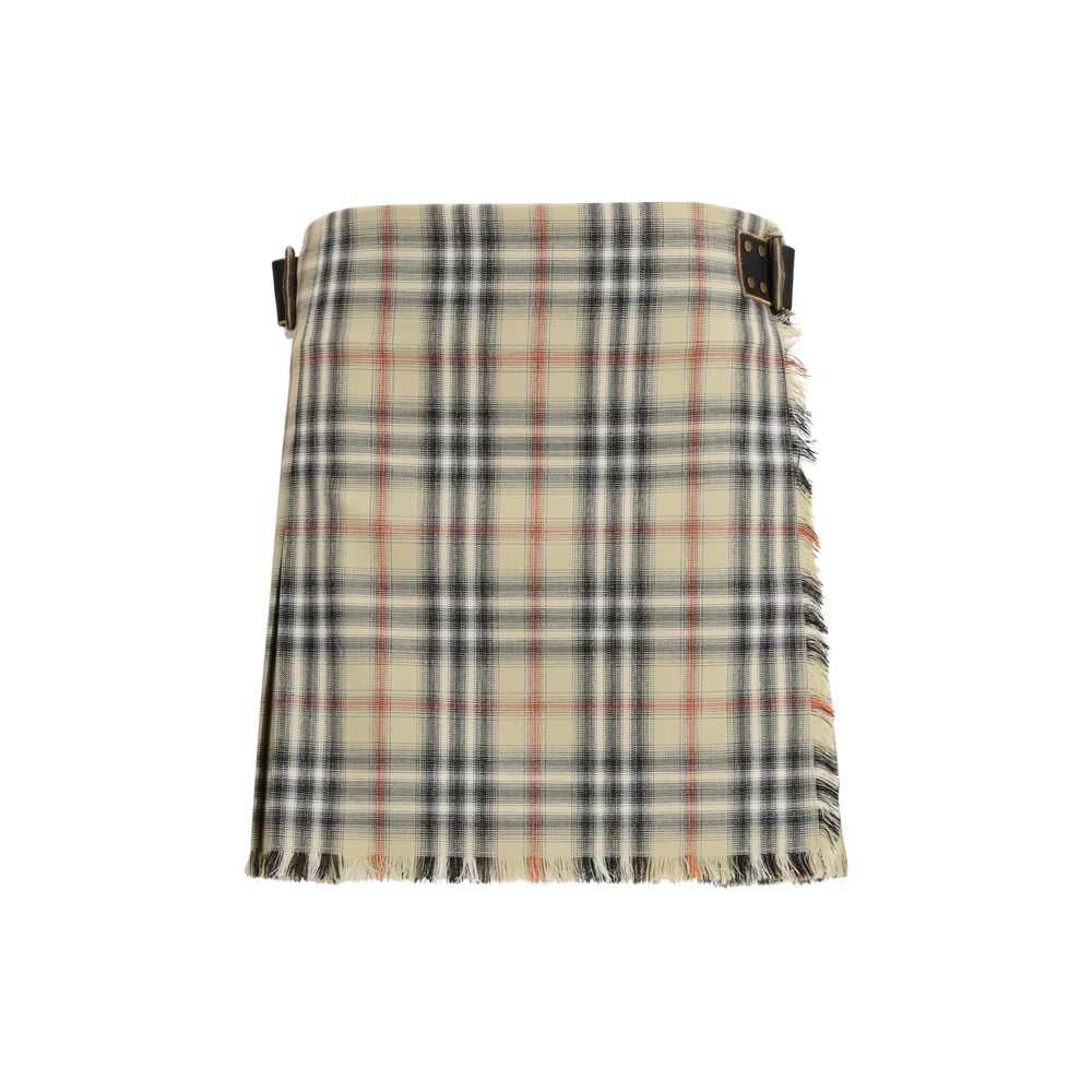 Multicolor Wool Oves Aries Mini Skirt