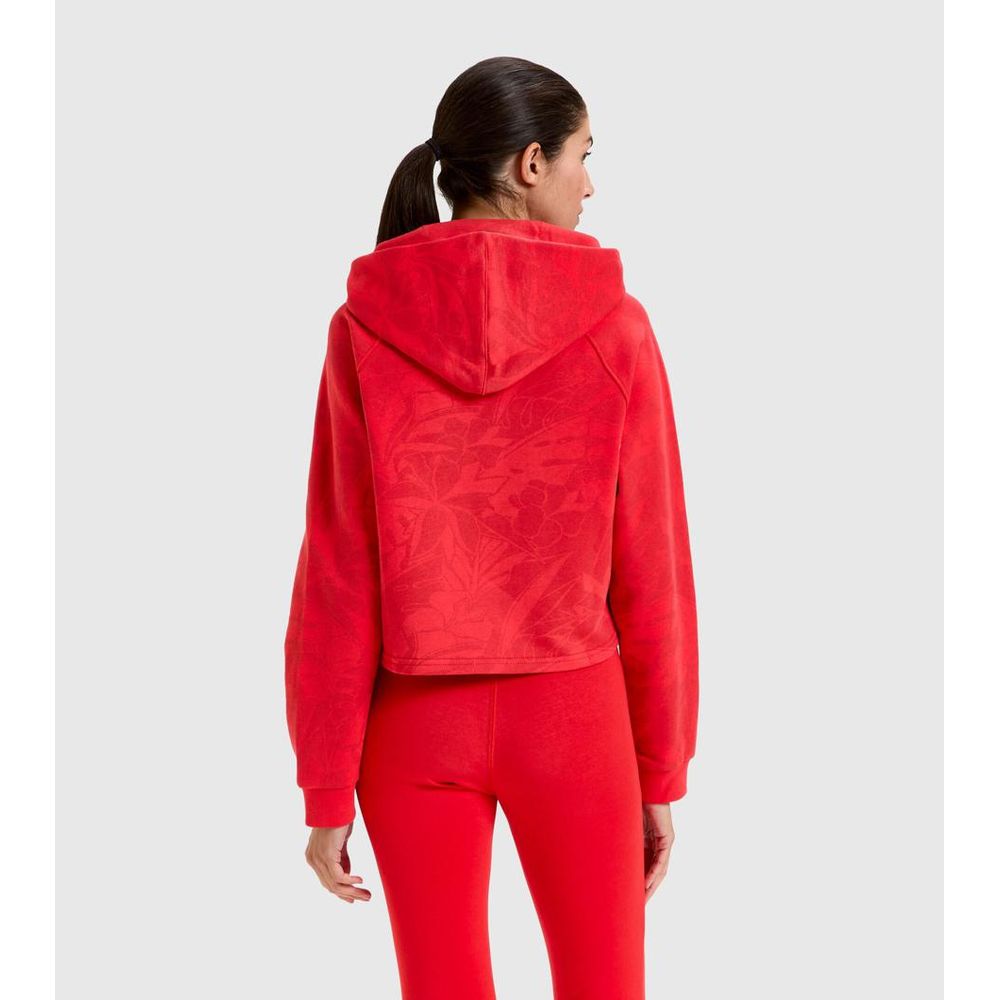 Red Cotton Sweatshirt