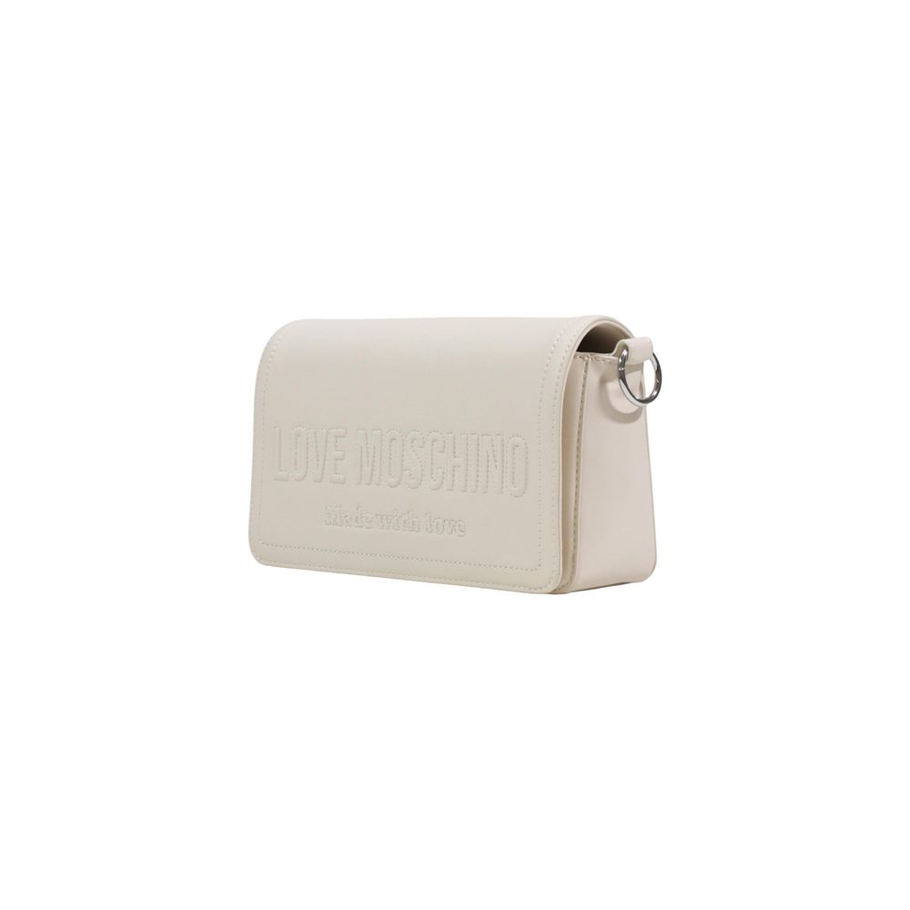 Beige Polyethylene Handbag