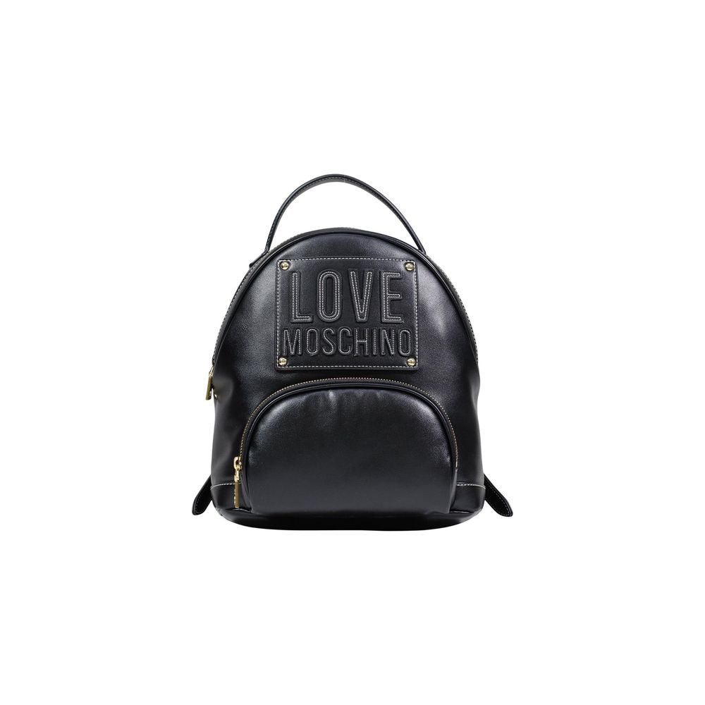 Black Polyethylene Backpack