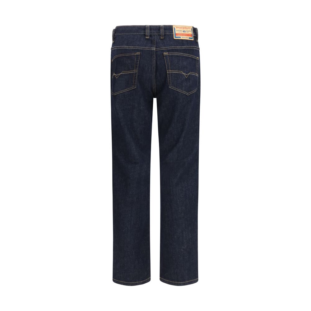Black Cotton Slim Fit Jeans