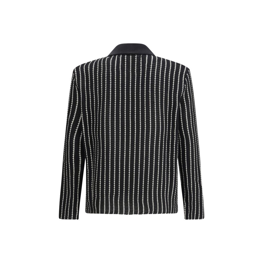 Black Cotton Cardigan