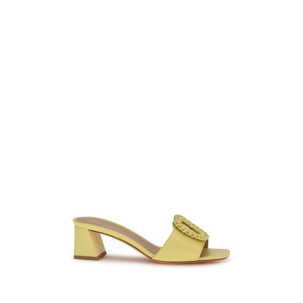 Bicolor Calf Leather Bos Taurus Sandals