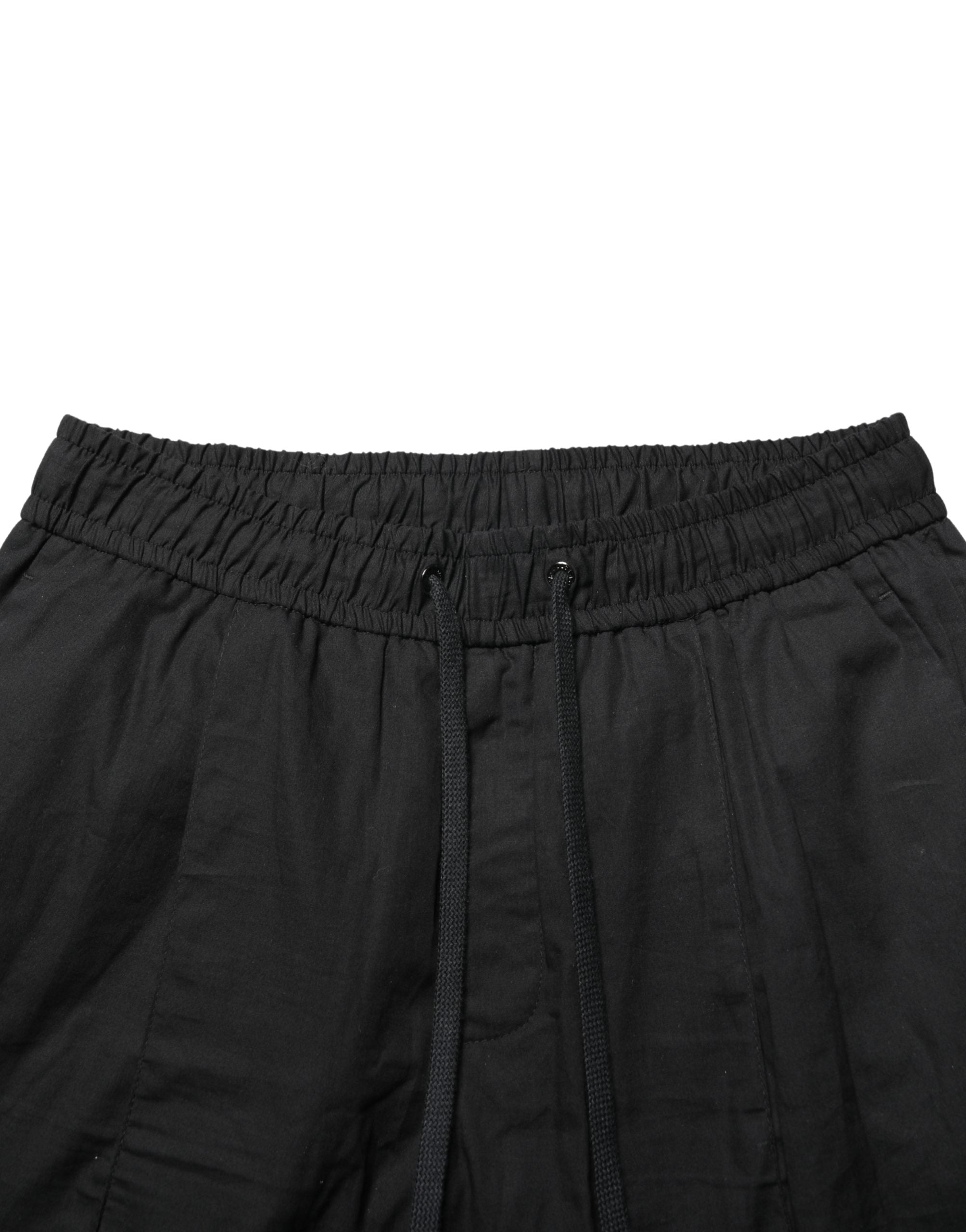 Black Cotton Skinny Men Jogger Trouser Pants