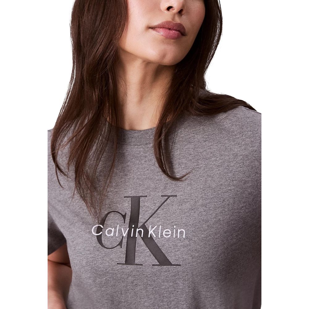 Gray Cotton T-Shirt