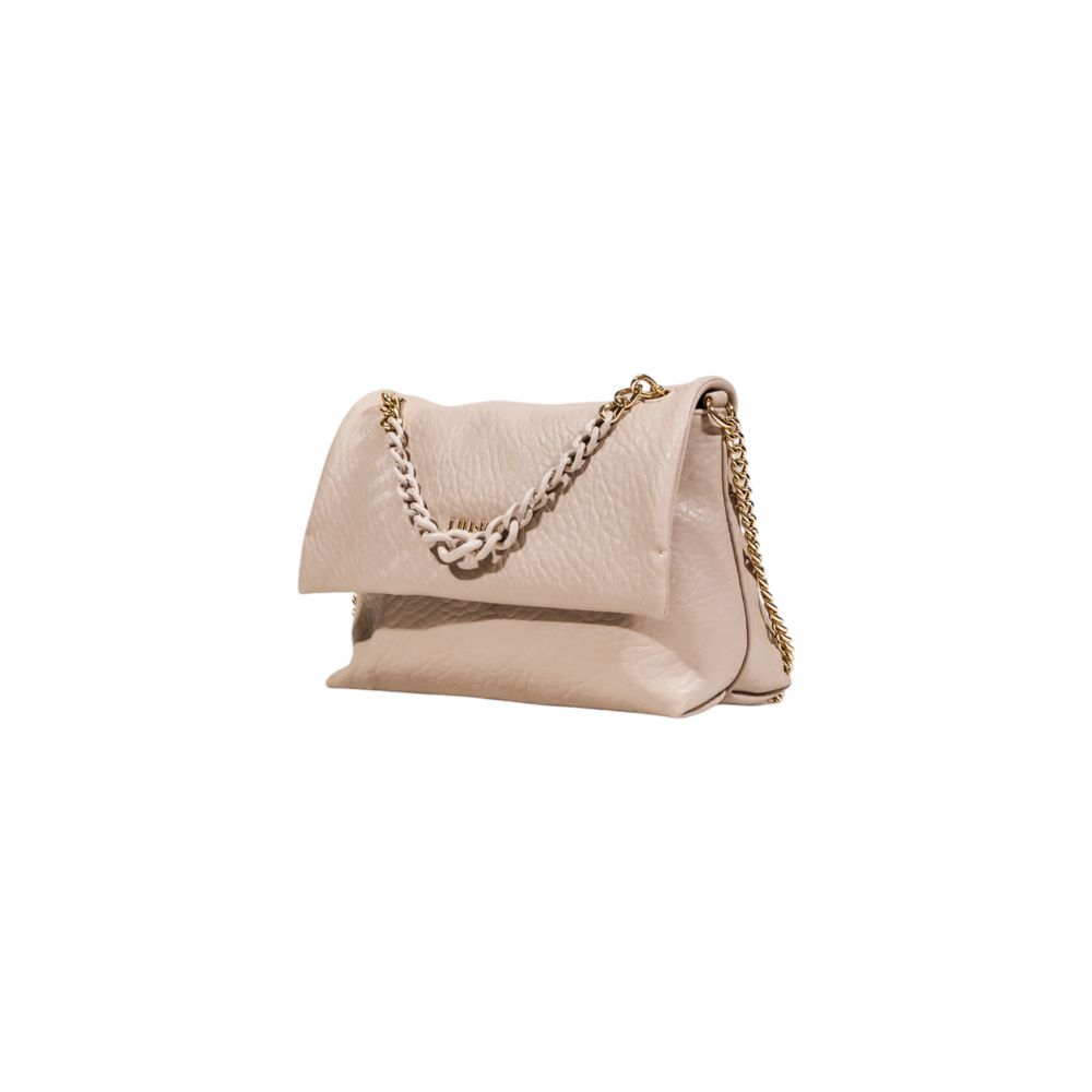 Beige Polyester Handbag