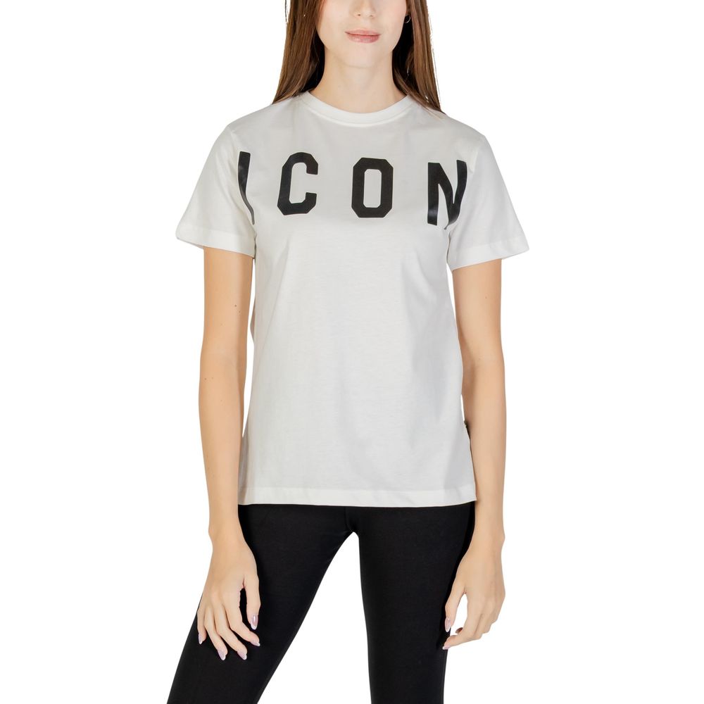 Cream Cotton T-Shirt