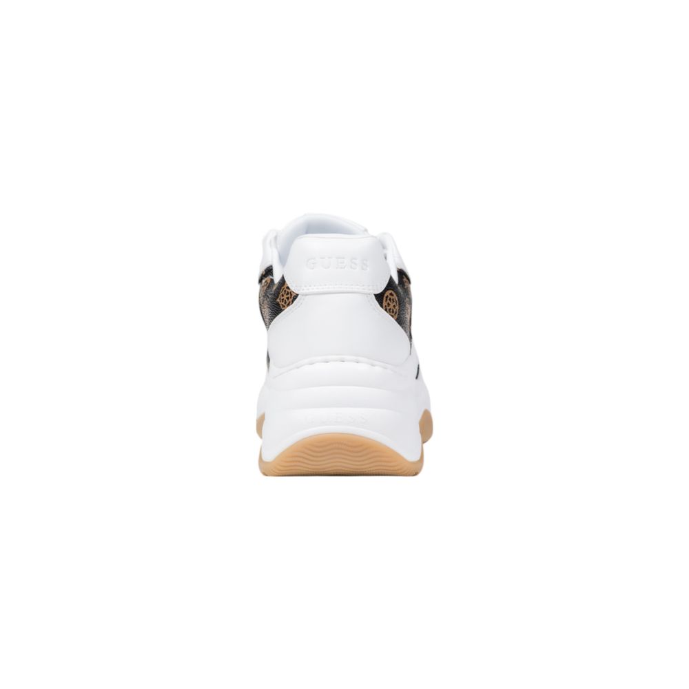 White Polyethylene Chunky Sneakers