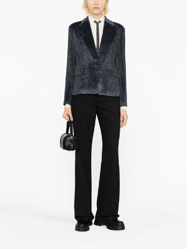Blue Viscose Jacket