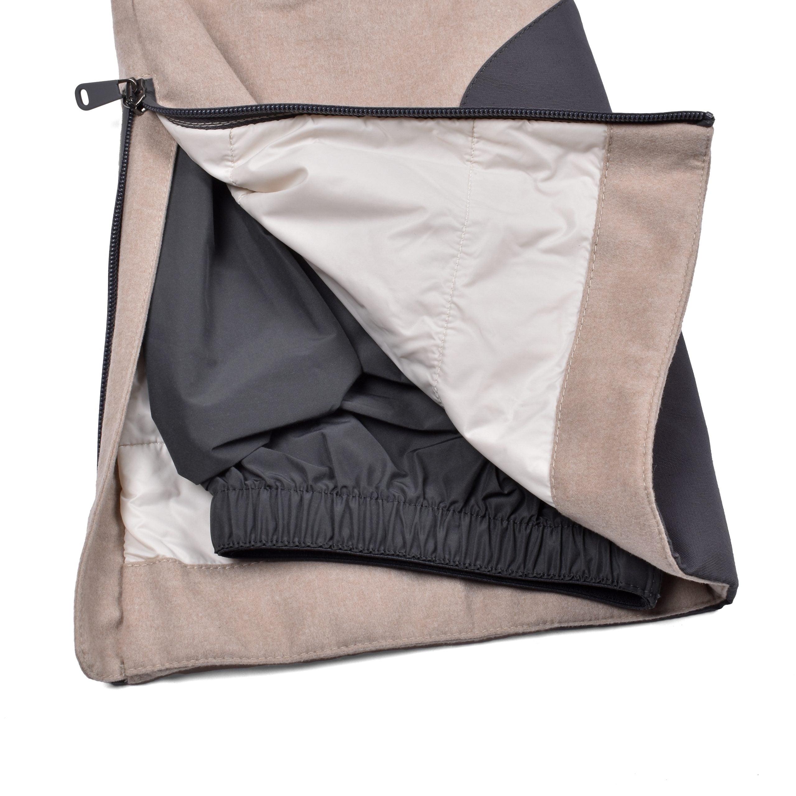 Beige Wool Joggers (Workout Pants)
