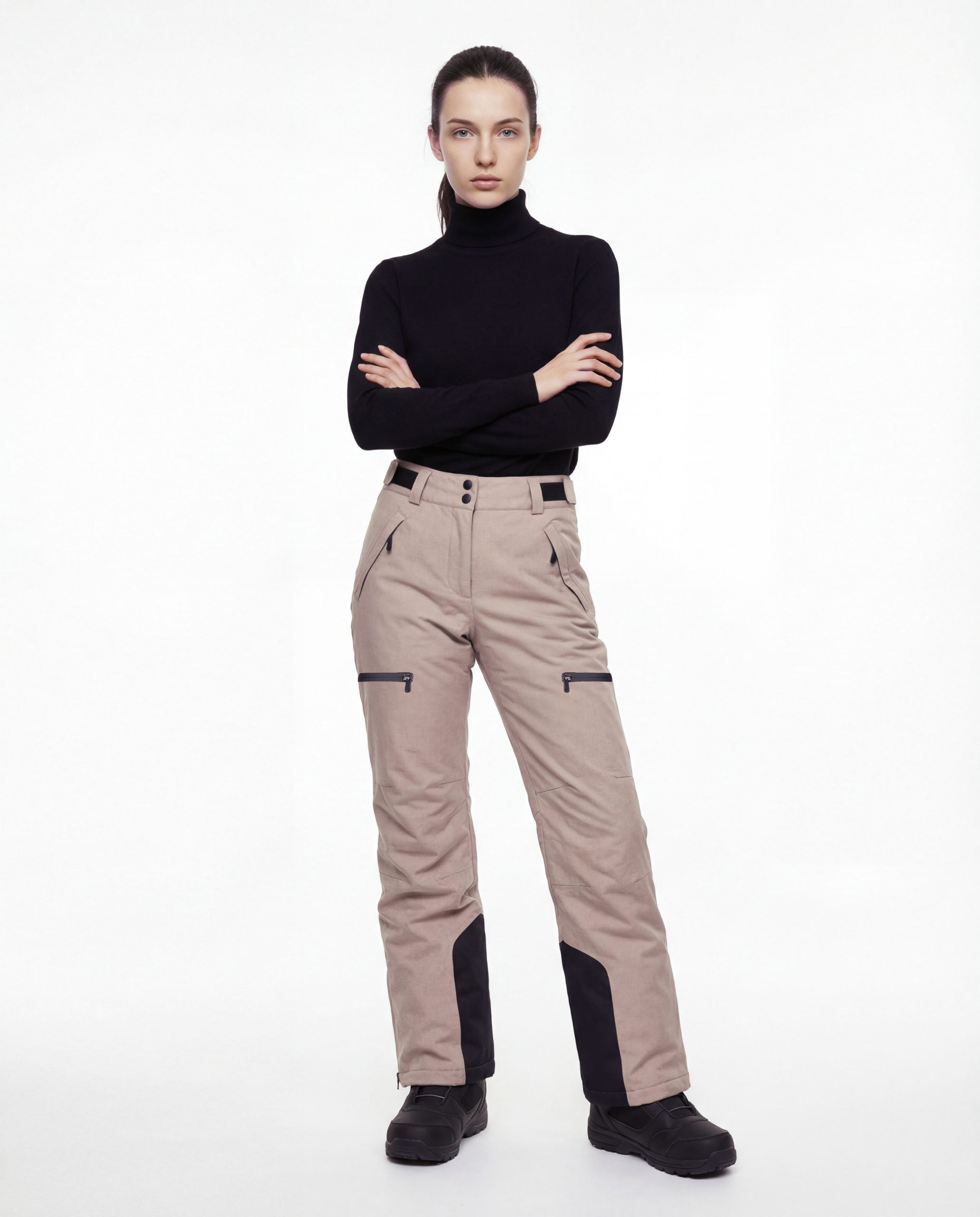 Beige Wool Joggers (Workout Pants)