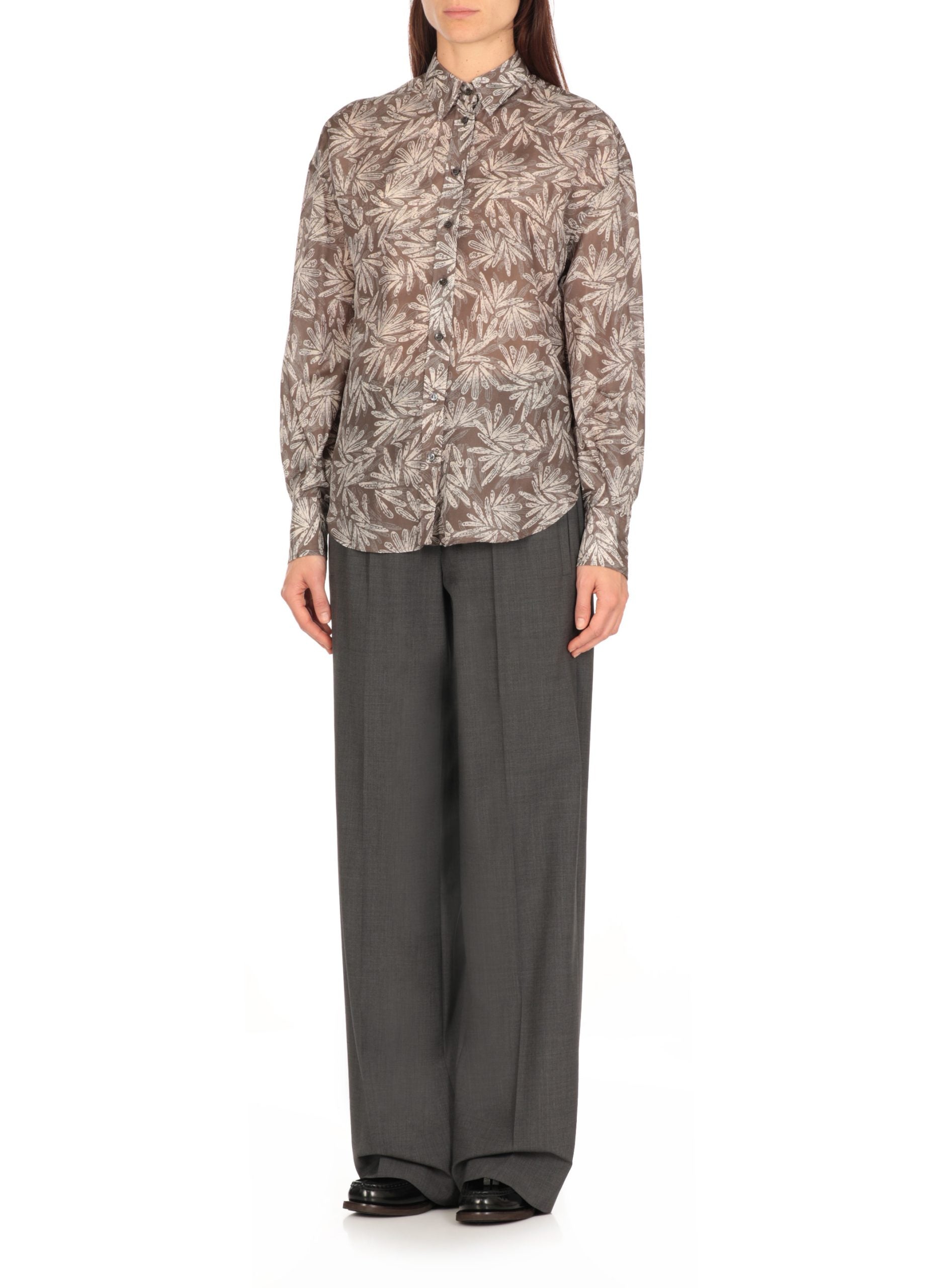 Multicolor Silk Pattern Shirt