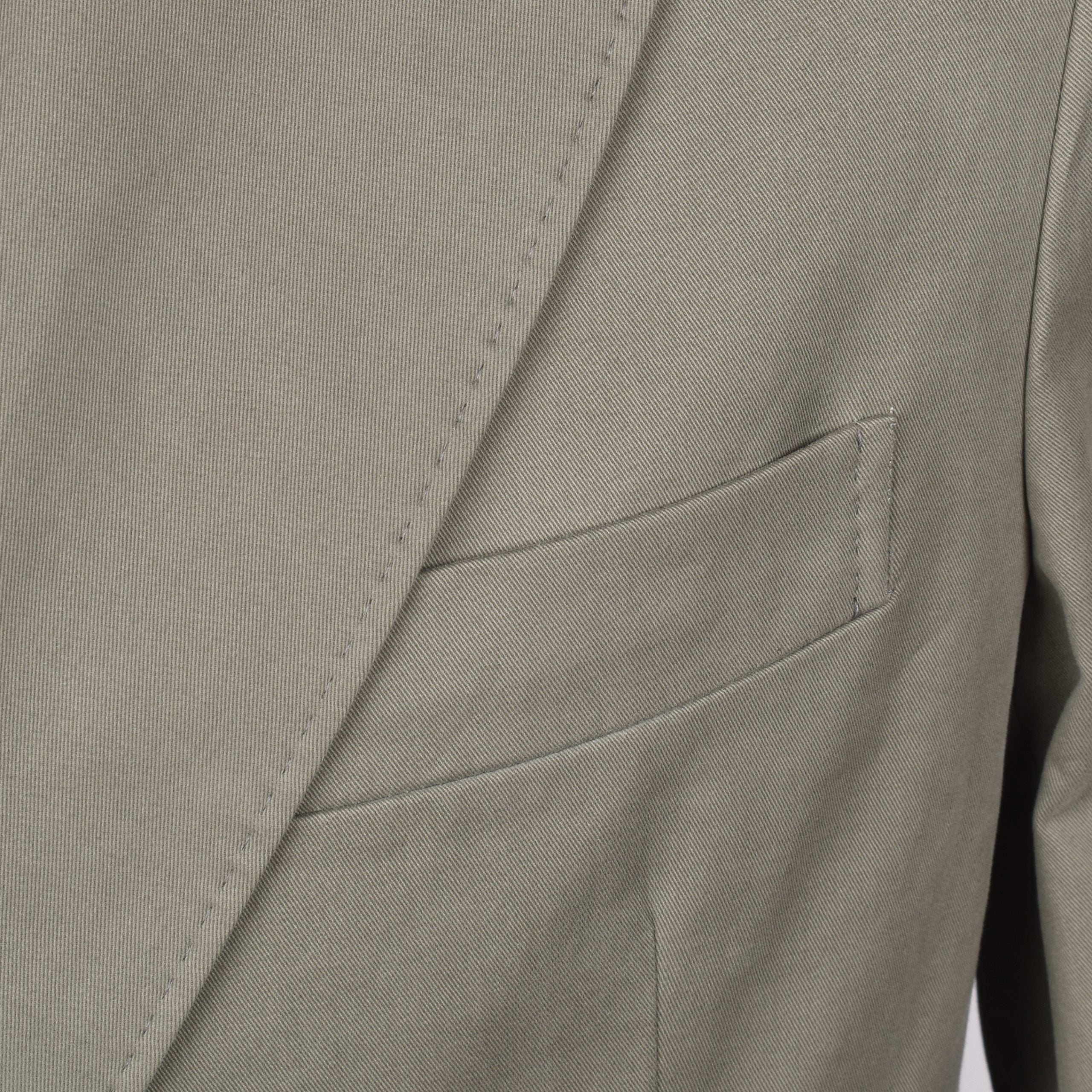 Green Cotton Blazer