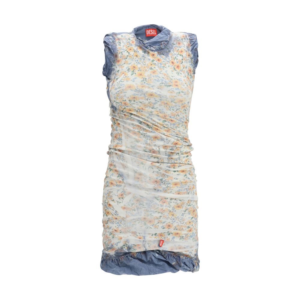 Multicolor Cotton Casual Dress