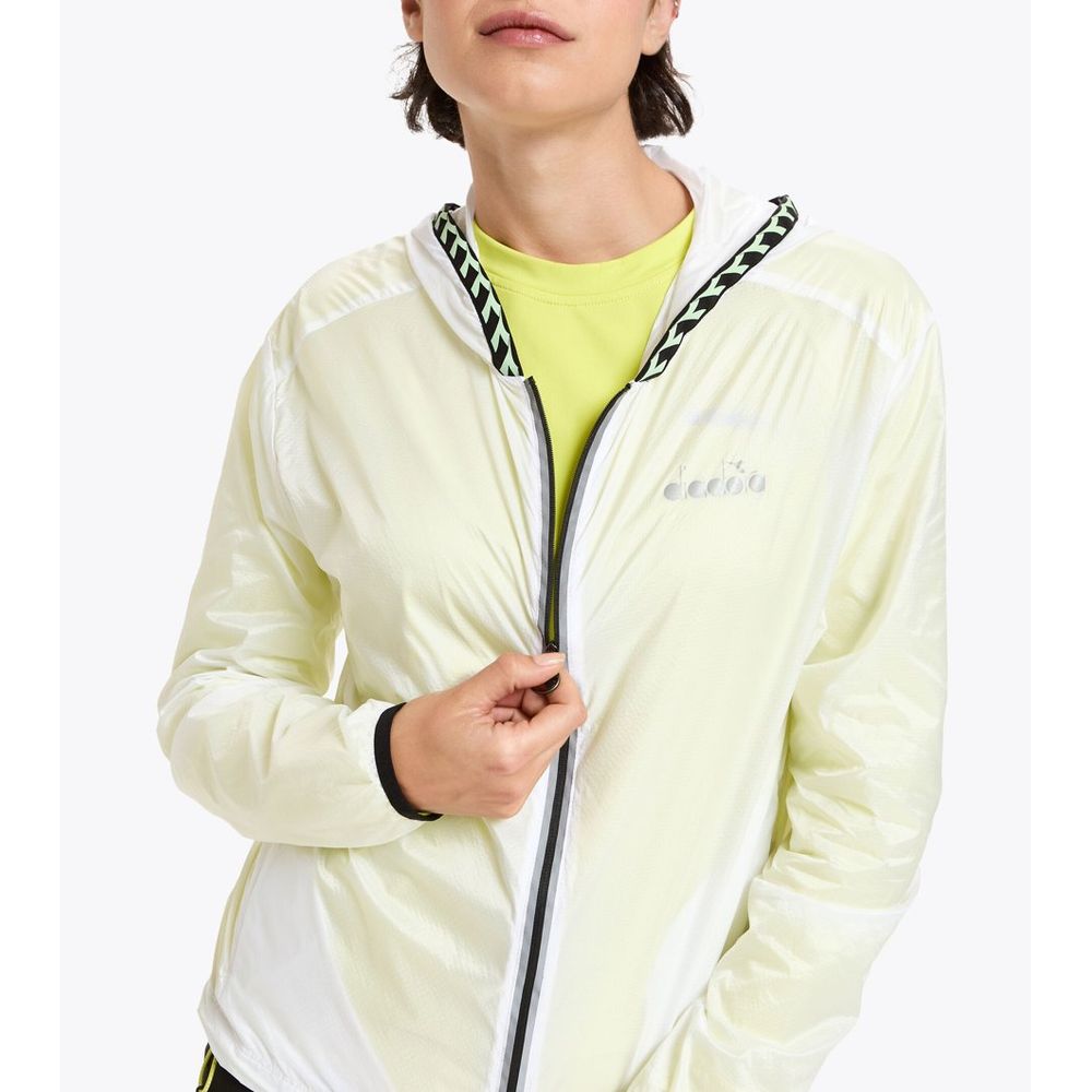 White Polyamide Shell Jacket