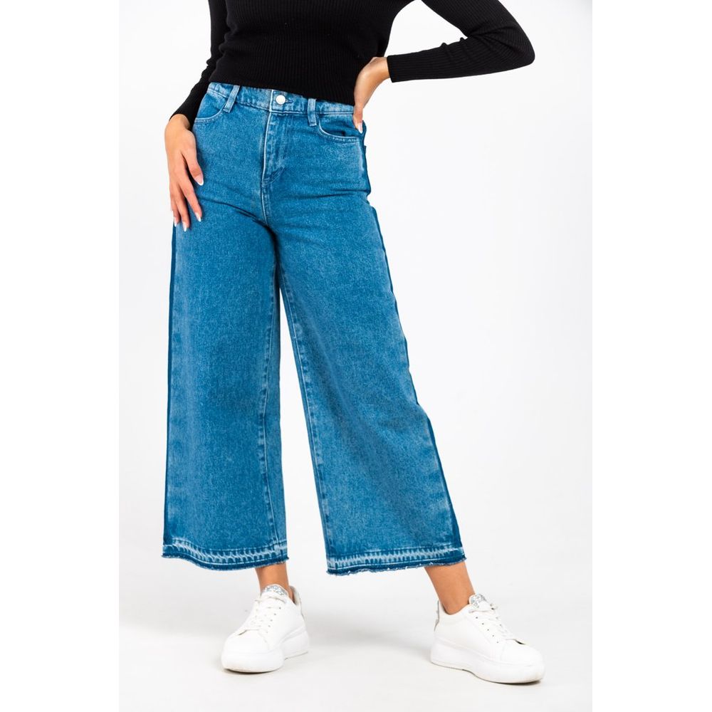 Blue Cotton Jeans Denim