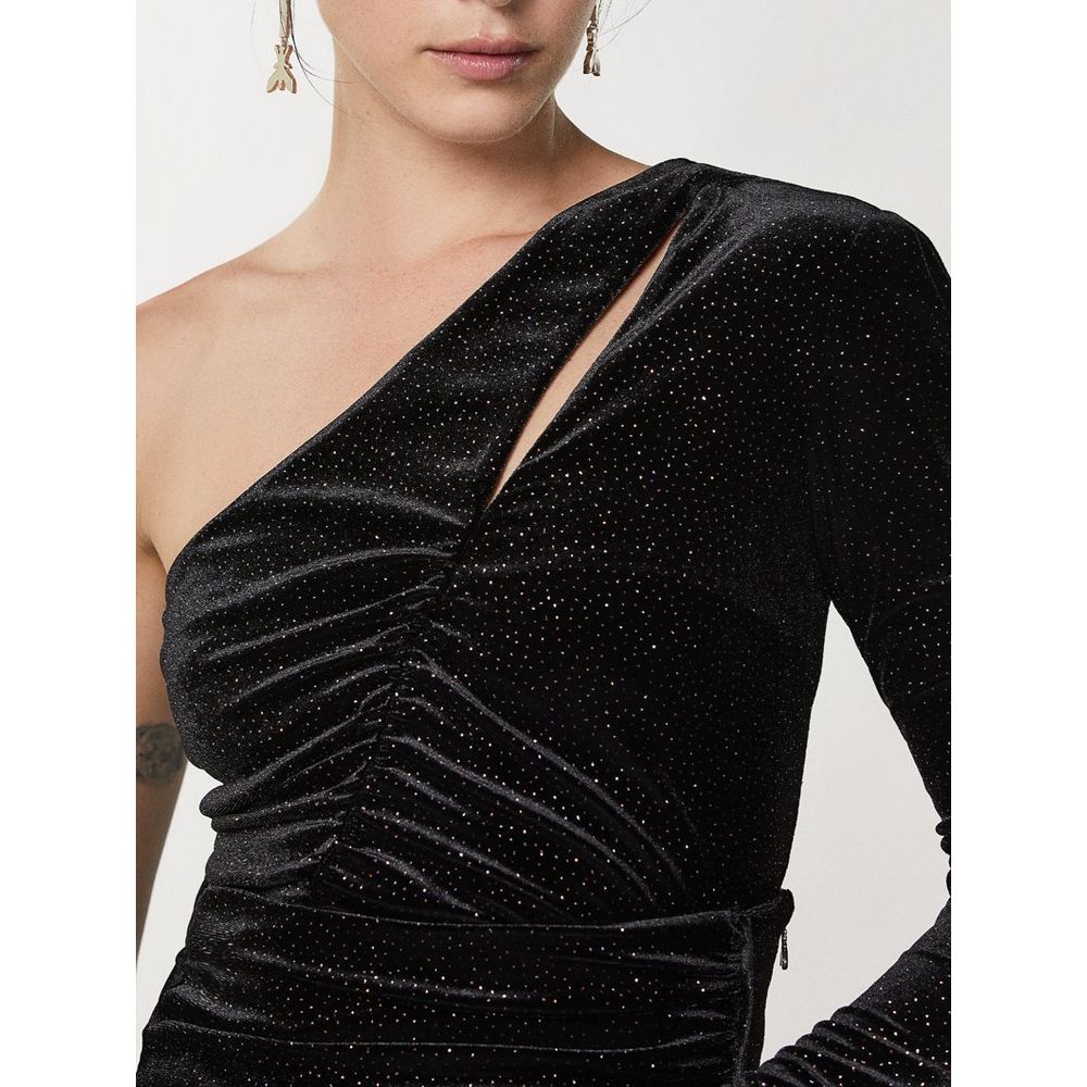 Bicolor Polyester Cocktail Dress