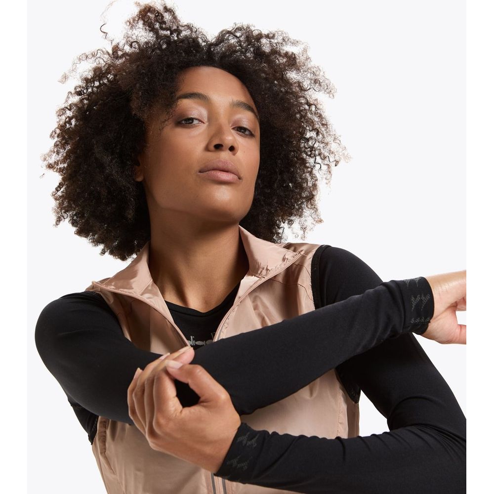 Pink Polyamide Waistcoat