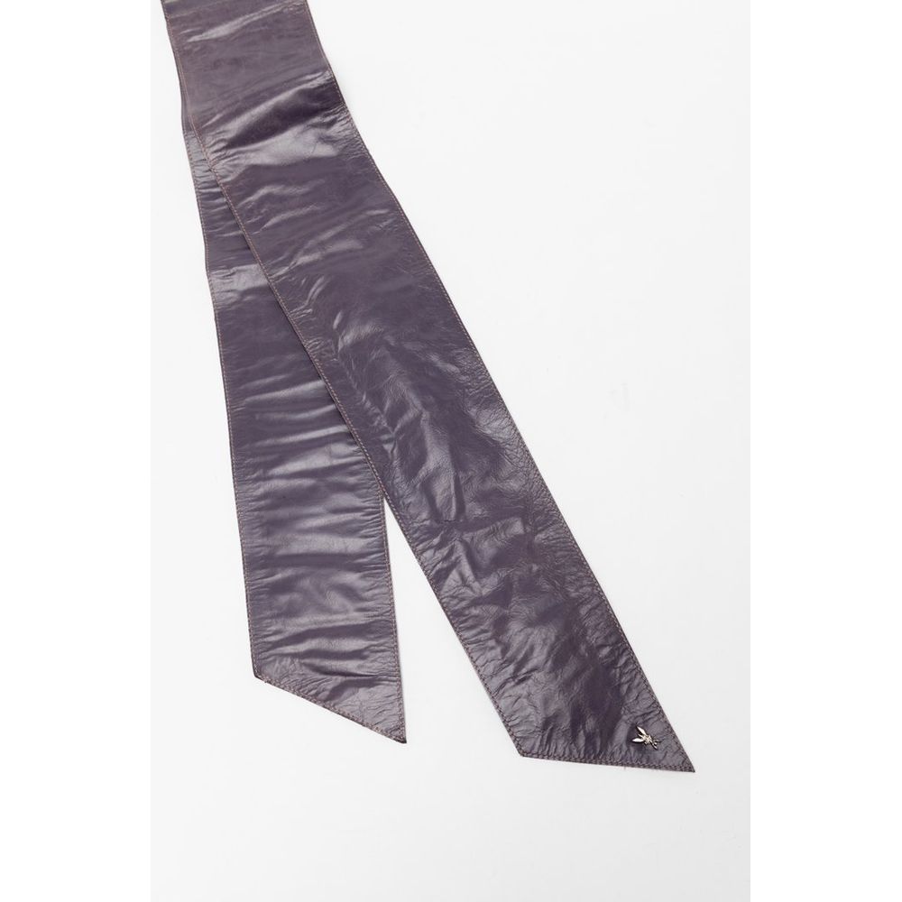 Purple Leather Belt