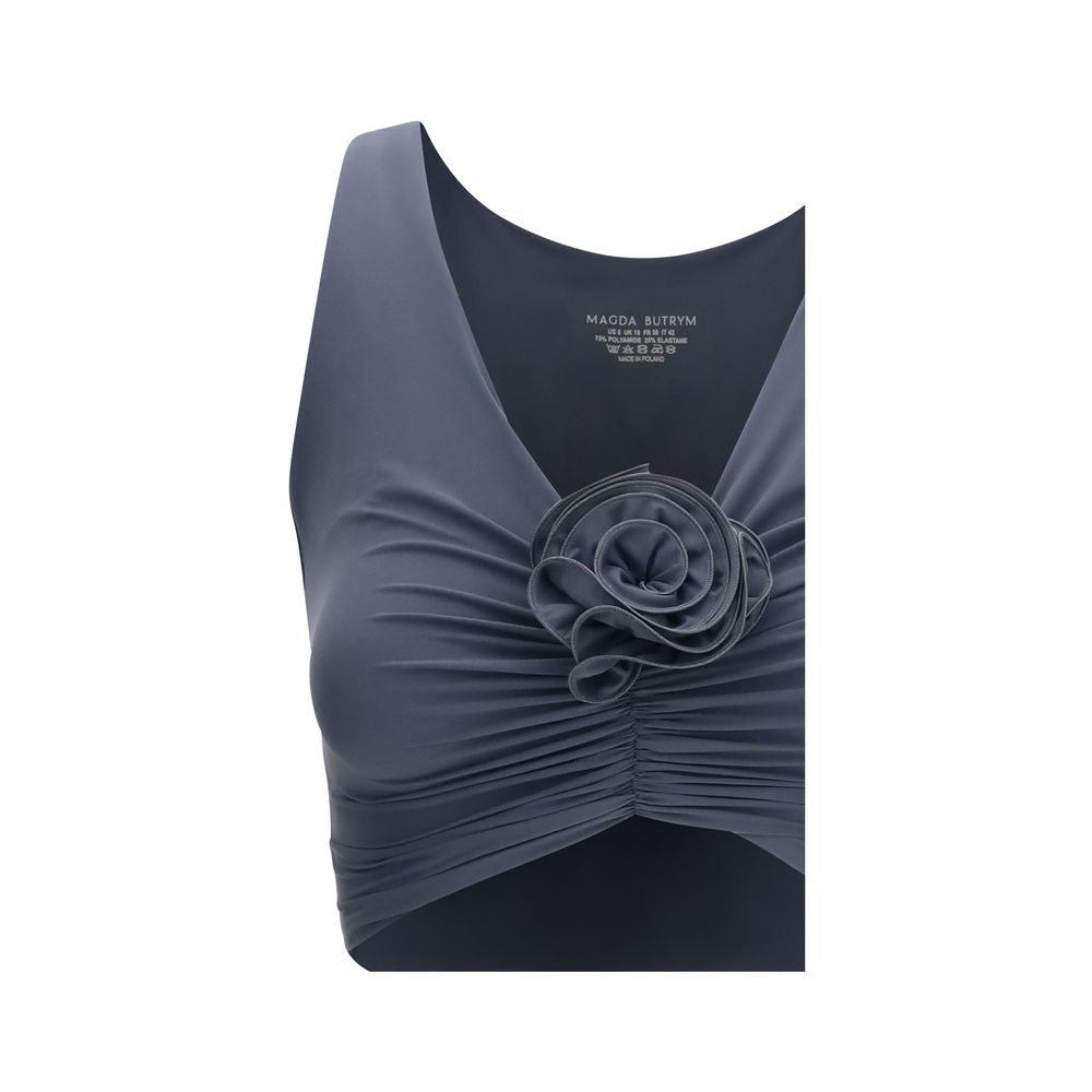 Gray Polyamide Swimwear