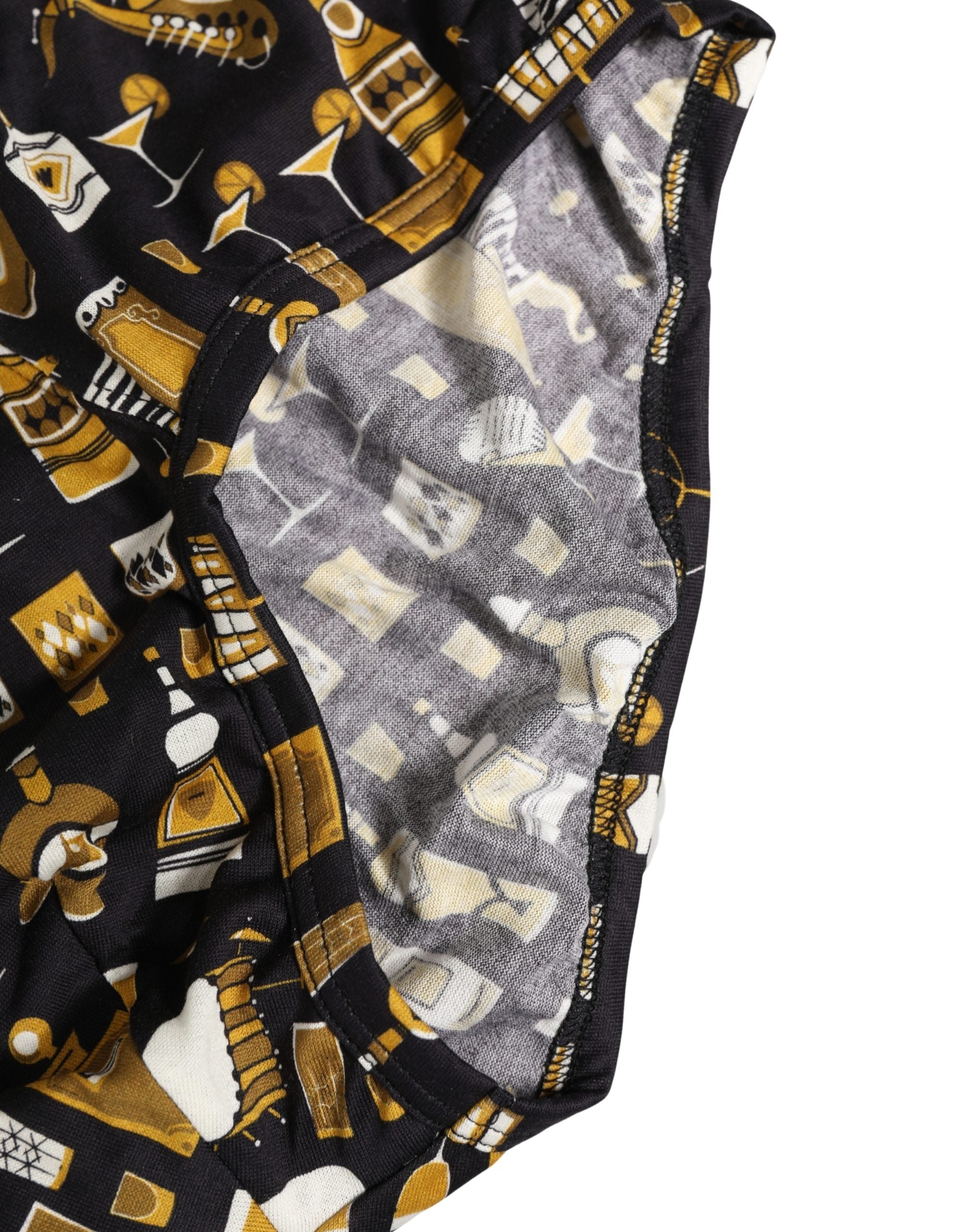 Black Jazz Cocktail Men Brando Brief Underwear
