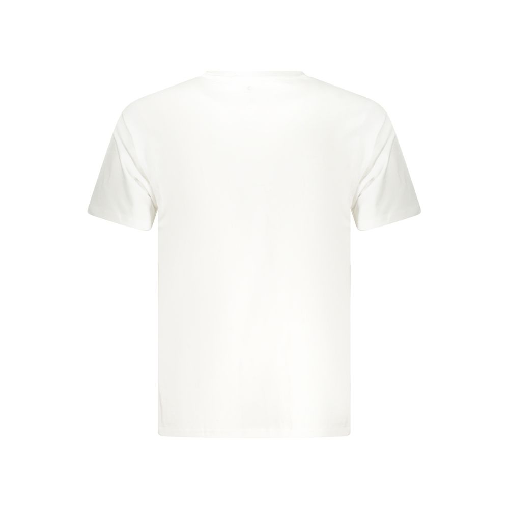 White Cotton Men T-Shirt