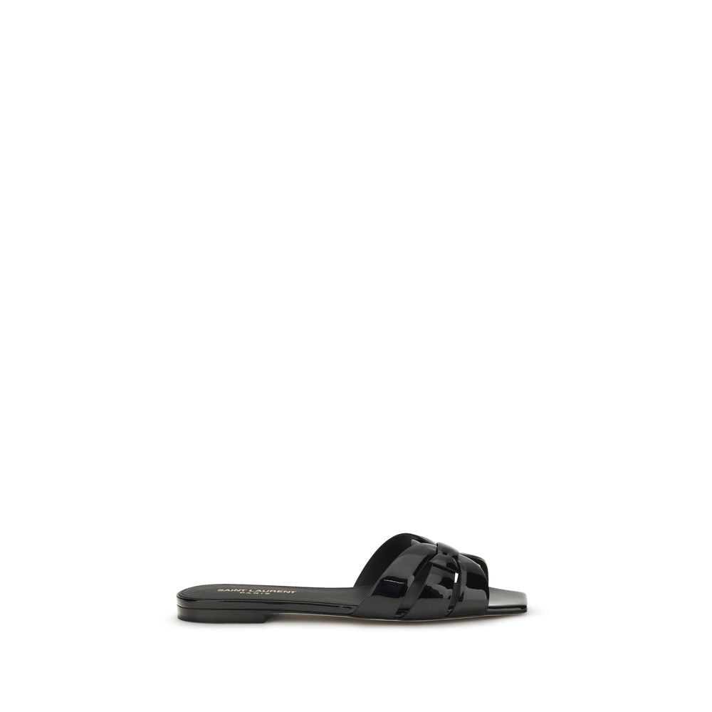 Black Calf Leather Bos Taurus Ballet Flats