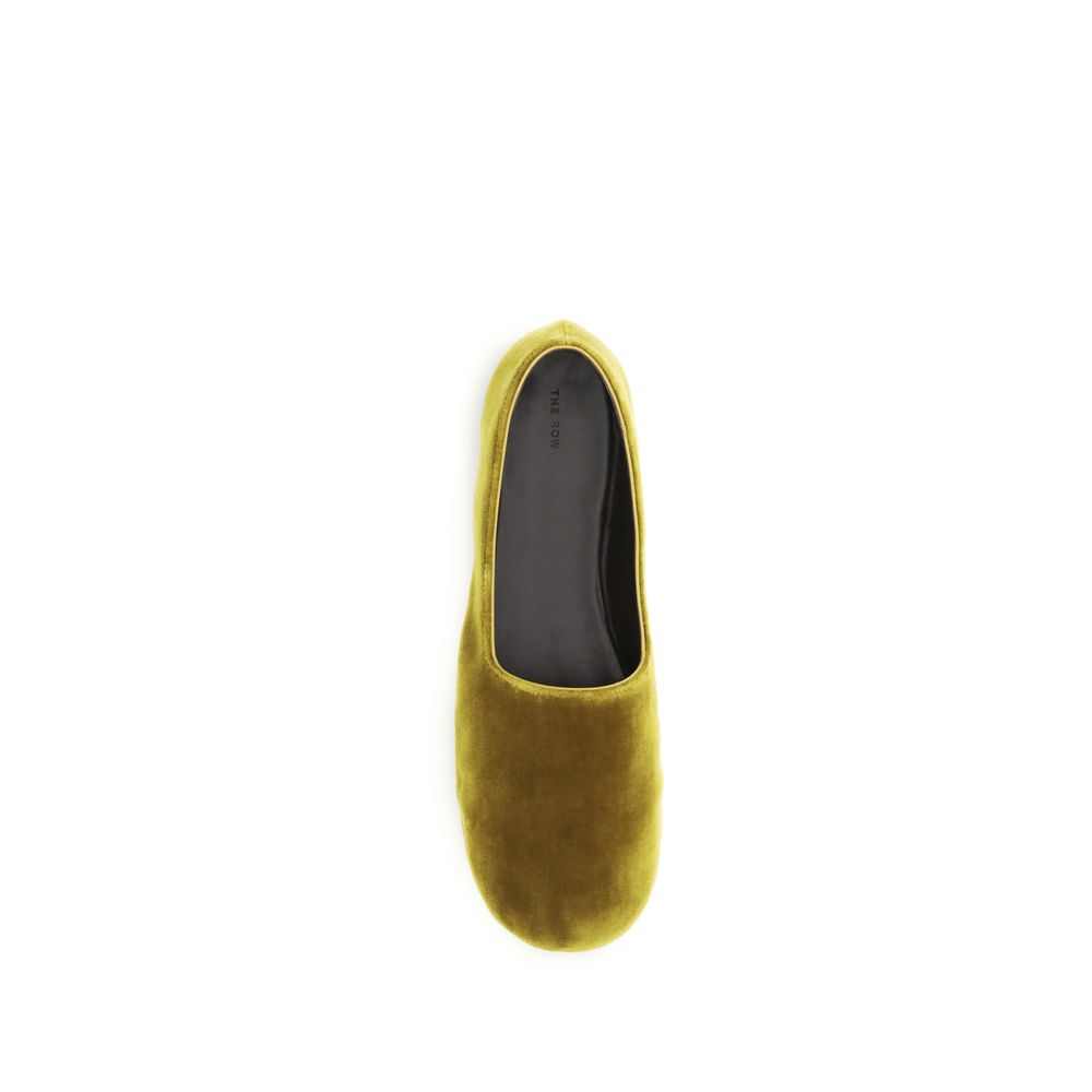 Bicolor Cotton Slip-On Loafers