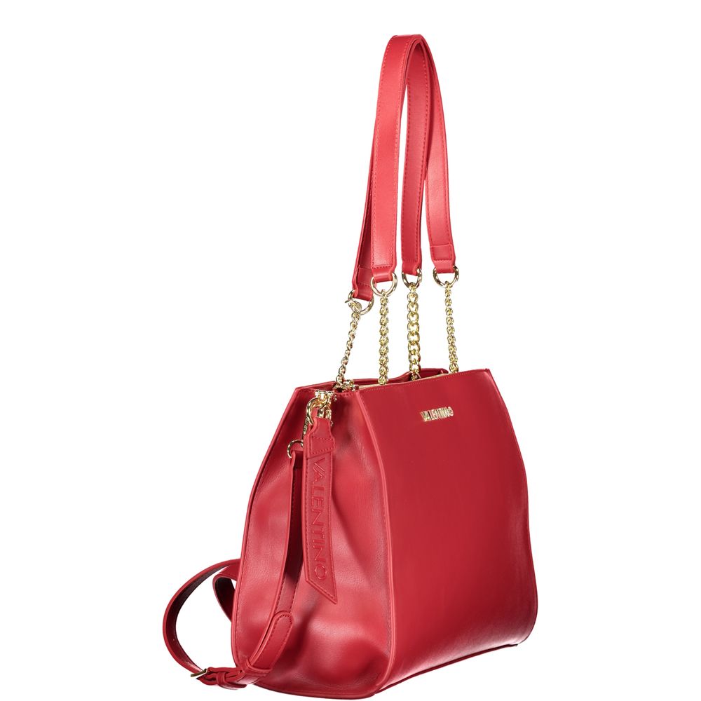 Red Polyethylene Handbag
