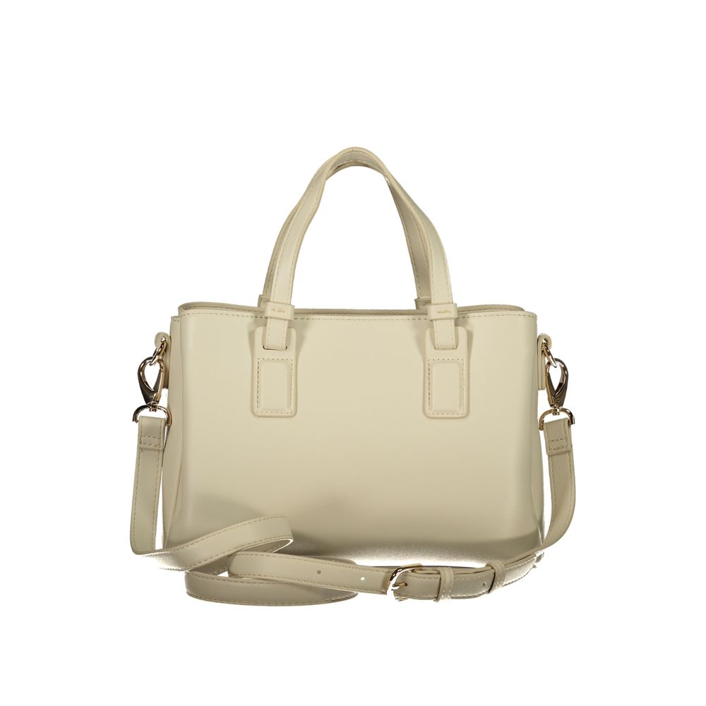Beige Polyethylene Handbag
