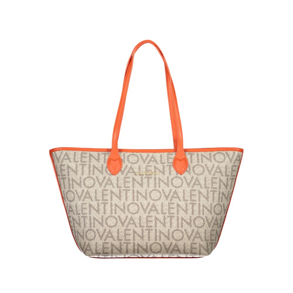 Beige Polyethylene Handbag