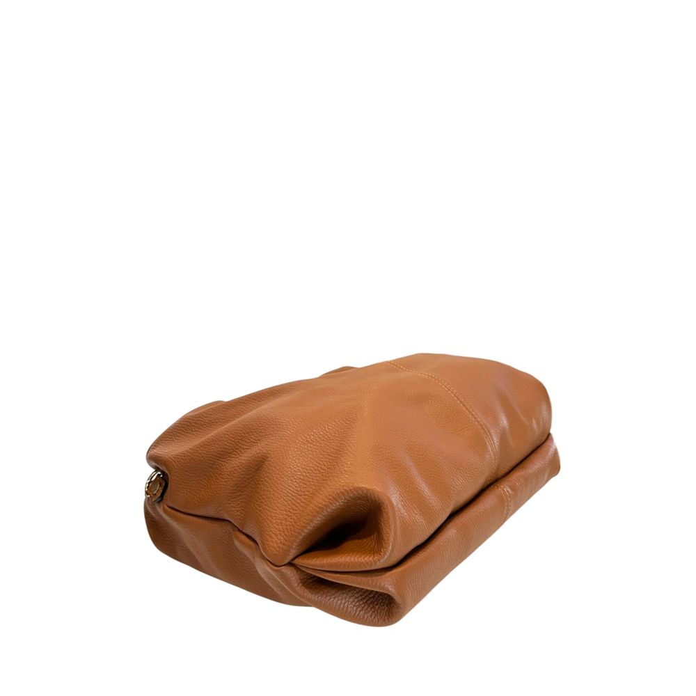 Brown Cowhide Shoulder Bag