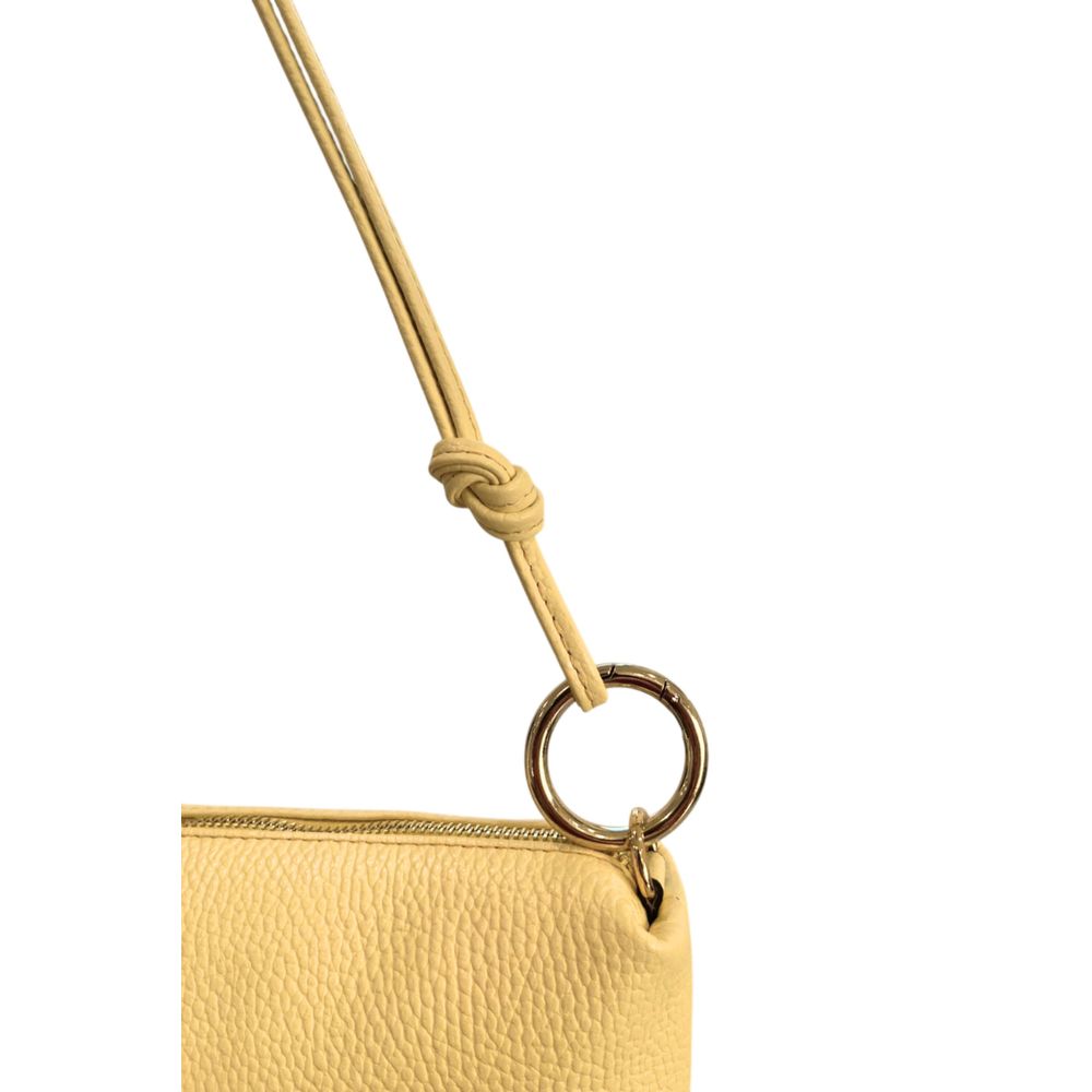 Bicolor Cowhide Clutch Bag