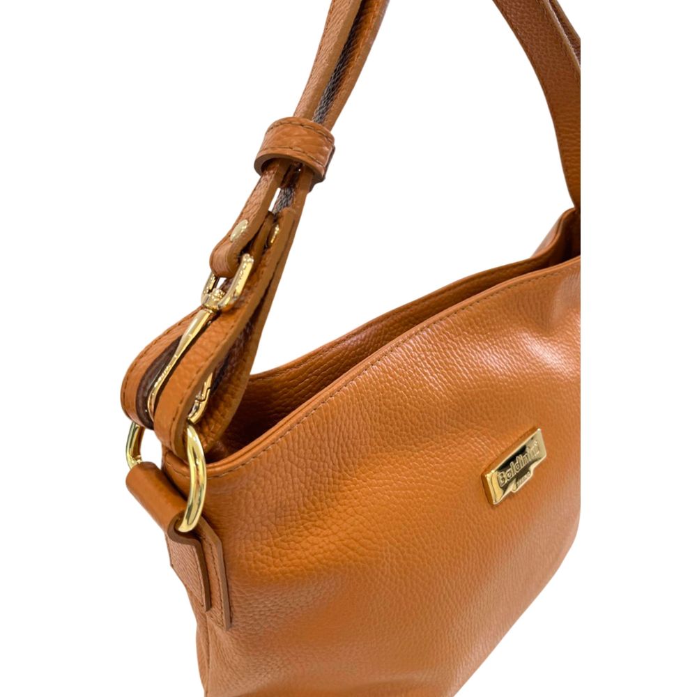 Brown Cowhide Clutch Bag