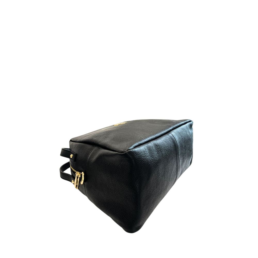 Black Cowhide Clutch Bag