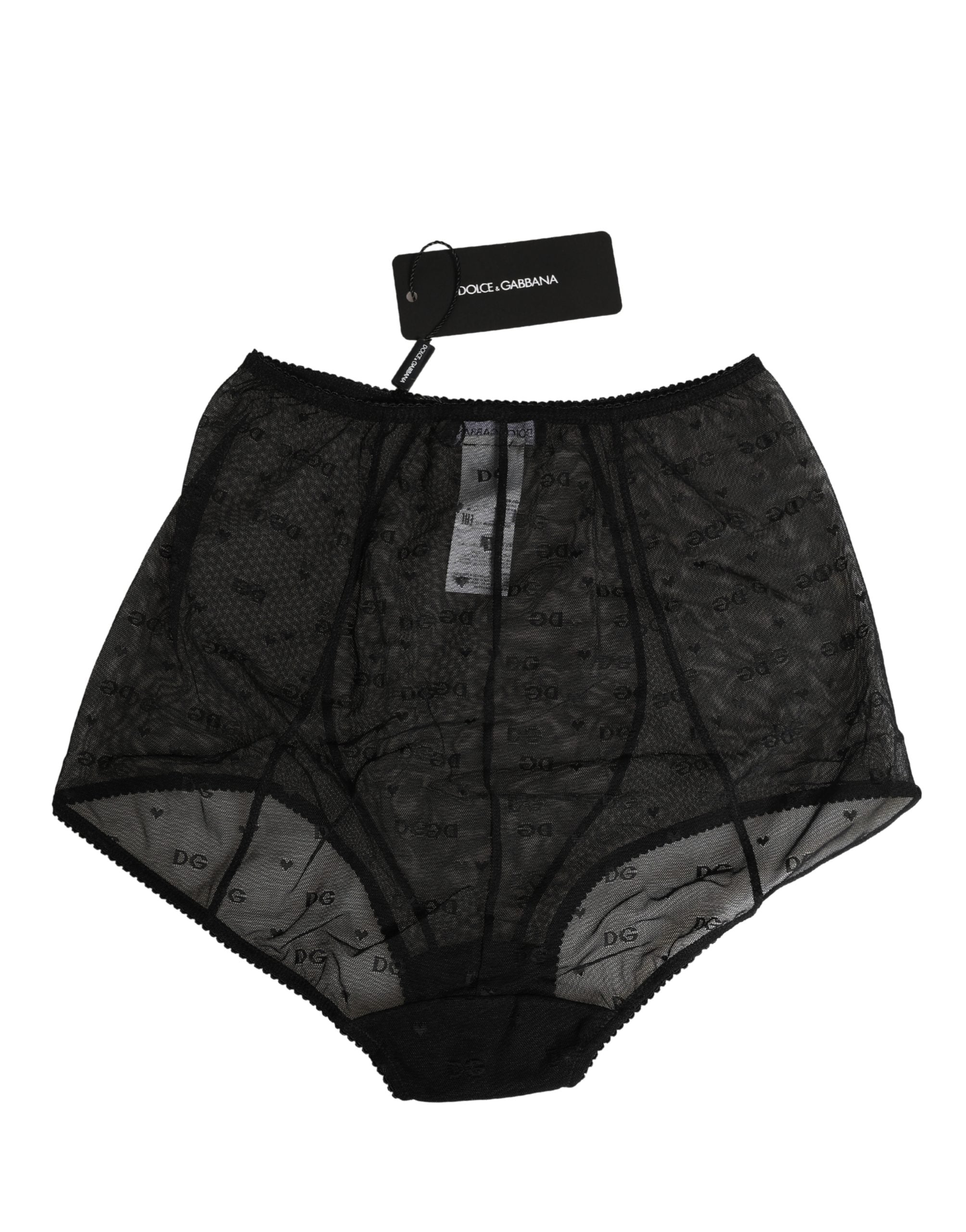 Black Nylon Stretch Slip Girdle Panty Underwear