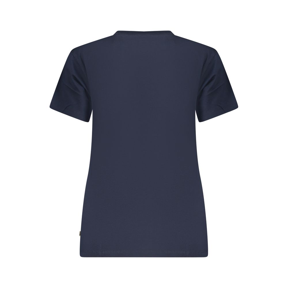 Blue Cotton Women's T-Shirt